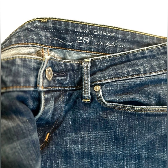 LEVI’s Low Rise Straight Leg Denim Jeans Women Sz 28 - Picture 4 of 5